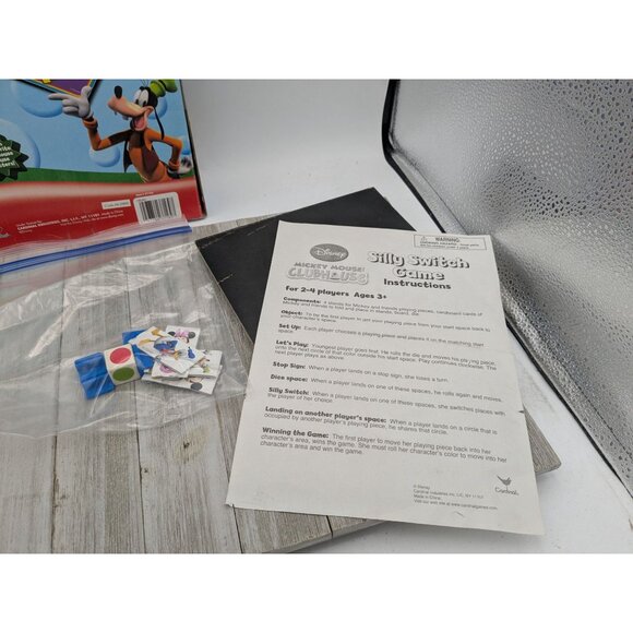 Disney Mickey Mouse Clubhouse Silly Switch Board Game Complete With Box - Picture 4 of 13